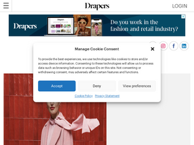 'drapersonline.com' screenshot