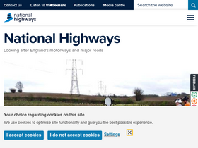 'nationalhighways.co.uk' screenshot