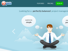 '5pmweb.com' screenshot