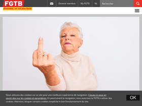 'fgtb.be' screenshot