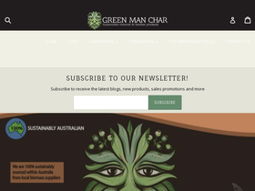 greenmanchar.com.au homepage screenshot