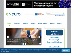 'eneuro.org' screenshot