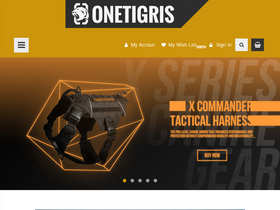 'onetigris.com' screenshot