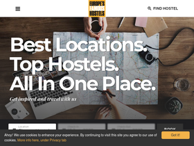 'famoushostels.com' screenshot