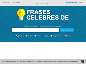 'frasescelebresde.com' screenshot