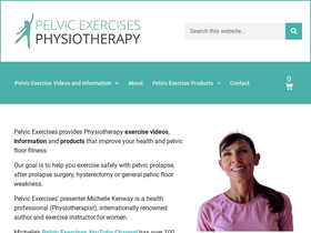 'pelvicexercises.com.au' screenshot