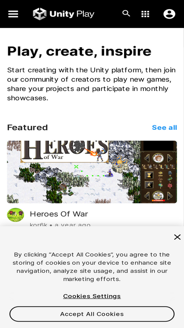 play.unity.com