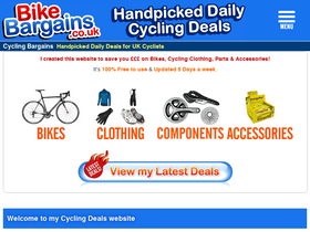 'bikebargains.co.uk' screenshot