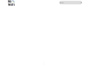 'mi-wifi.com' screenshot