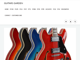 'guitarsgarden.com' screenshot