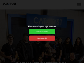 'catalyst-cannabis.com' screenshot