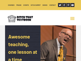 'ditchthattextbook.com' screenshot