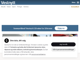 'vestnytt.no' screenshot