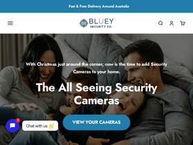 blueysecurityco.com.au homepage screenshot