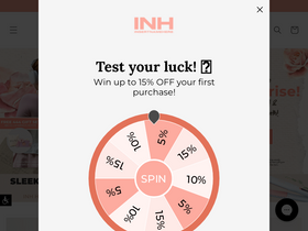 'inhhair.com' screenshot