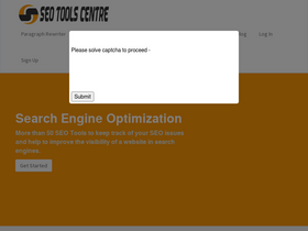 'seotoolscentre.com' screenshot