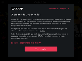 'canalplus-caraibes.com' screenshot
