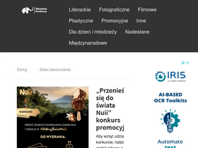 'aktualnekonkursy.pl' screenshot