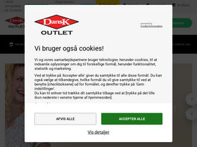 'danskoutlet.dk' screenshot