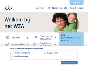 'wza.nl' screenshot