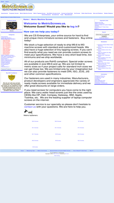 metricscrews.us