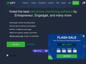 'xnspy.com' screenshot