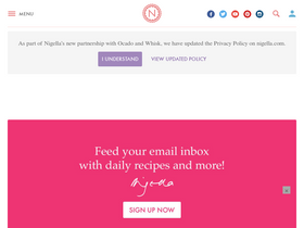 'nigella.com' screenshot