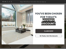 London Rug Company homepage screenshot