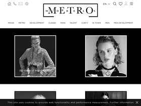 'metromodels.com' screenshot