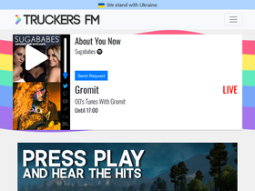 'truckers.fm' screenshot