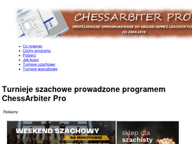 'chessarbiter.com' screenshot