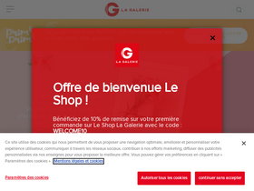 'la-galerie.com' screenshot