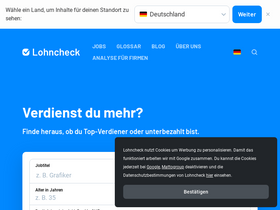 'lohncheck.ch' screenshot