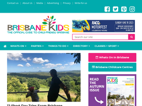 'brisbanekids.com.au' screenshot