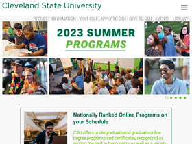 'csuohio.edu' screenshot