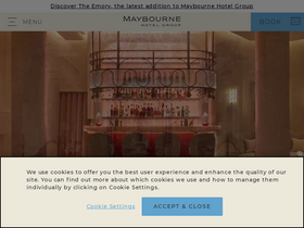 'maybourne.com' screenshot