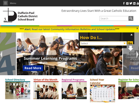 'dpcdsb.org' screenshot