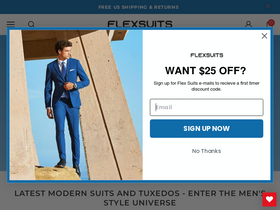 'flexsuits.com' screenshot