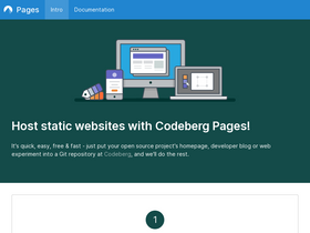 'codeberg.page' screenshot