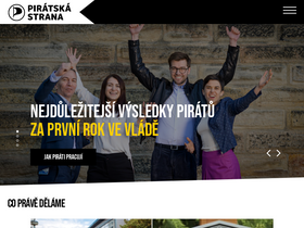 'pirati.cz' screenshot