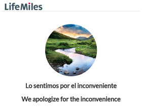 'lifemiles.com' screenshot