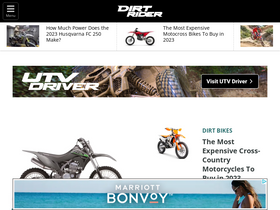 'dirtrider.com' screenshot