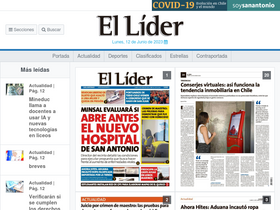 'lidersanantonio.cl' screenshot