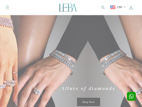 leeba.co homepage screenshot