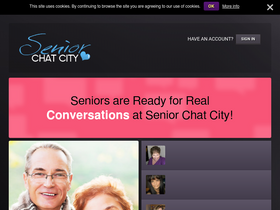 'seniorchatcity.com' screenshot