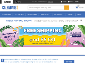 'calendars.com' screenshot