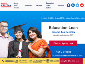 'hdfccredila.com' screenshot