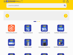 'zoodmall.uz' screenshot