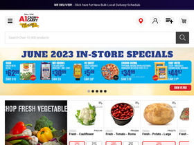 'a1cashandcarry.com' screenshot