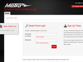 'metradealer.com' screenshot